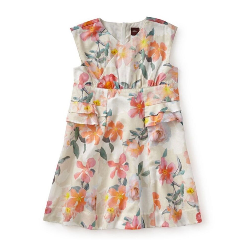 Tea Collection Toddler Girls 3 Bel Paese Surplice Dress